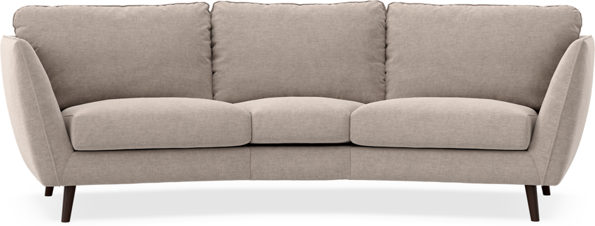 Madison - 3-sits soffa svängd, 70 cm - Beige