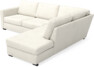 Friday - 2,5-sits soffa med divan höger - Vit
