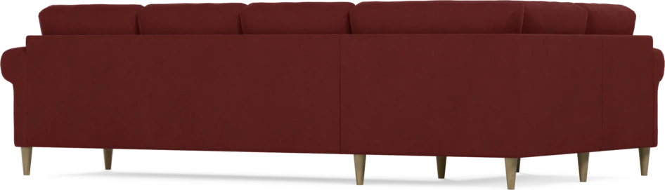 Eden - Hörnsoffa, 1+3-sits - Röd