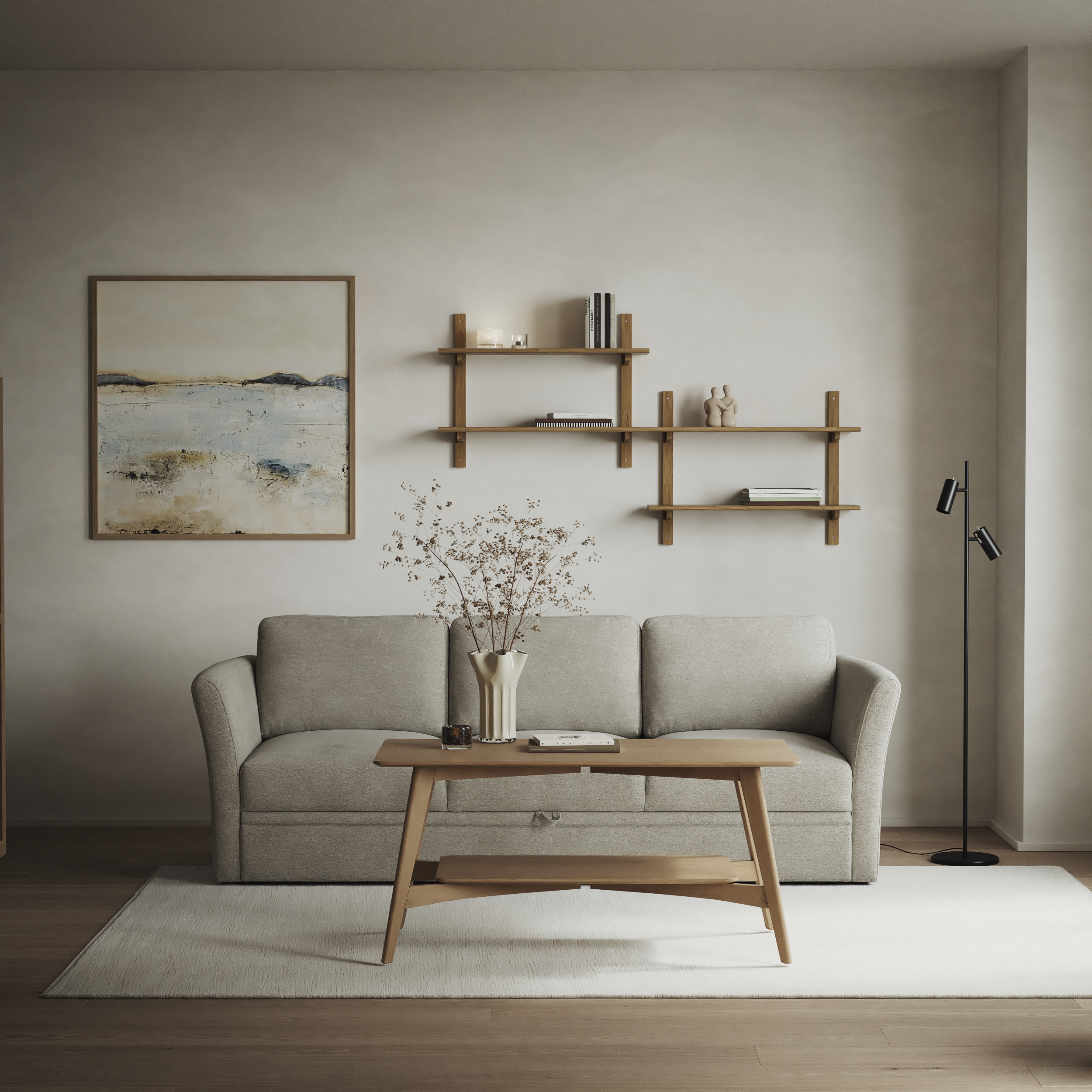 Öland - Bäddsoffa 3-sits, längsbäddad - inspiration
