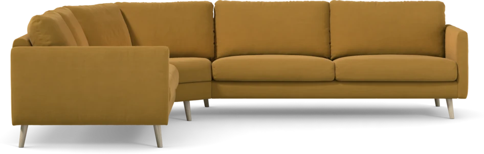 Madison Lux - Hörnsoffa 2+3-sits, hörn 2 - Gul