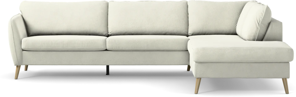 County - 2,5-sits soffa med divan höger - Vit