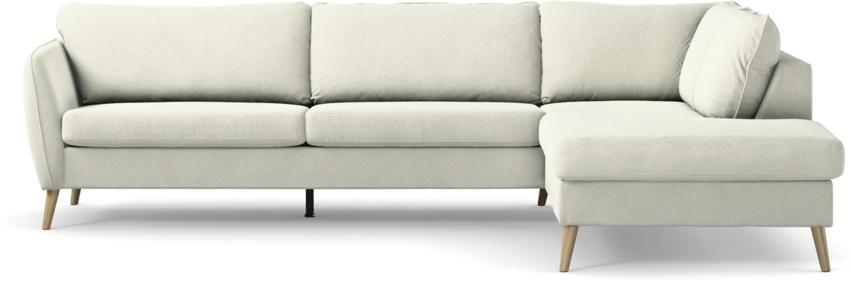 County - 2,5-sits soffa med divan höger - Vit