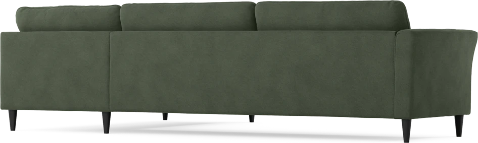 Bridge - 4-sits soffa med divan höger - Grön