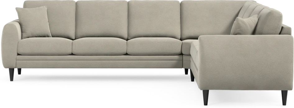 Eden - Hörnsoffa, 3+3-sits - Brun