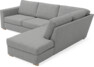 Friday - 2,5-sits soffa med divan höger - Grå