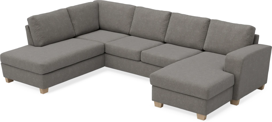 Friday - 3-sits soffa med divan vänster och schäslong höger - Grå