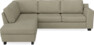 Friday - 2,5-sits soffa med divan vänster - Beige
