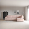 Friday - 2,5-sits soffa med divan höger - Rosa