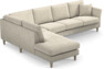 Eden - 3-sits soffa med divan - Beige