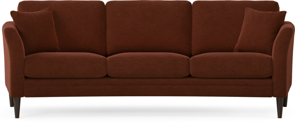 Eden - 3-sits soffa svängd - Orange
