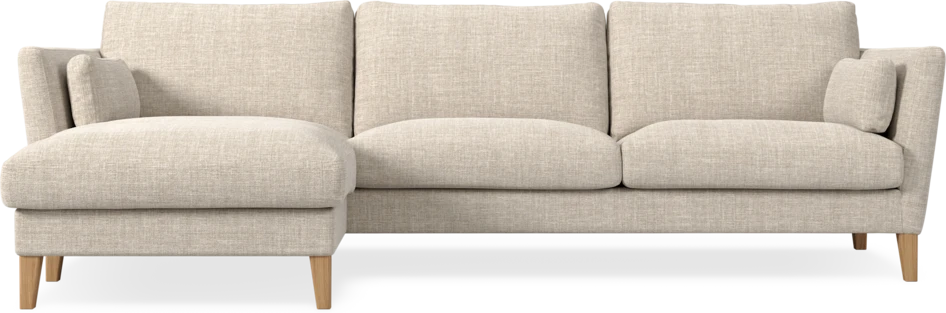 Winston - 3-sits soffa med schäslong, vändbar - Beige