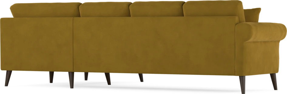 Eden - Hörnsoffa, 3+1-sits - Gul