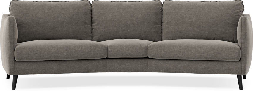 Madison - 3-sits soffa svängd, 90 cm - Grå