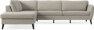 County - 2,5-sits soffa med divan vänster - Beige