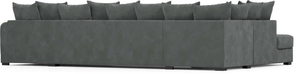 Town - 3-sits soffa med divan vänster och schäslong höger - Grå