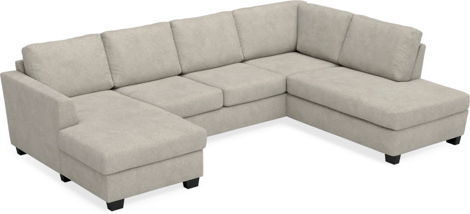 Friday - 3-sits soffa med schäslong vänster och divan höger - Beige