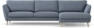 Madison Lux - 3-sits soffa med schäslong höger - Blå