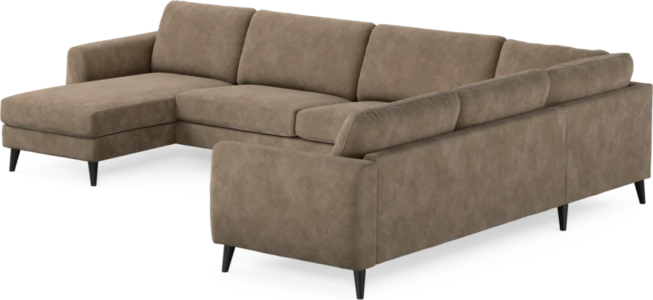Bridge - Hörnsoffa, 3+2-sits med schäslong vänster - Beige