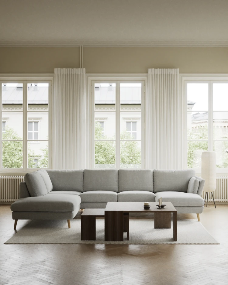 Madison - 2-sits soffa med divan vänster och schäslong höger - inspiration