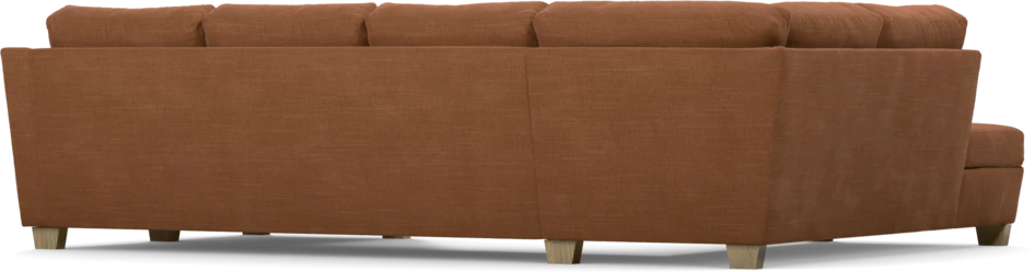 Friday - 3-sits soffa med divan vänster och schäslong höger - Orange