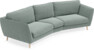 Madison - 3-sits soffa svängd, 90 cm - Turkos