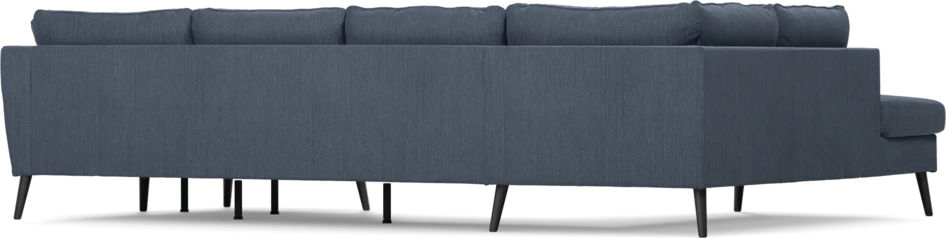 County - 3-sits soffa med divan vänster och schäslong höger - Blå