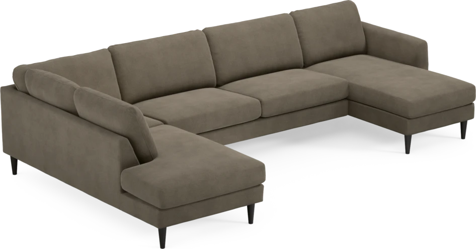 Bridge - 3-sits soffa med divan vänster och schäslong höger - Beige