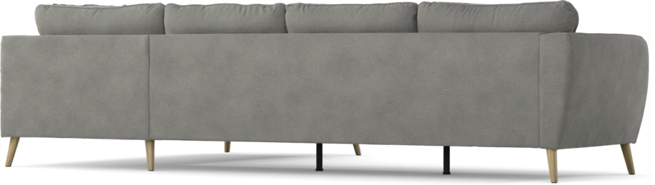 County - 3-sits soffa med divan höger - Grå