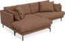 Harper - 4-sits med schäslong XL vänster - Orange