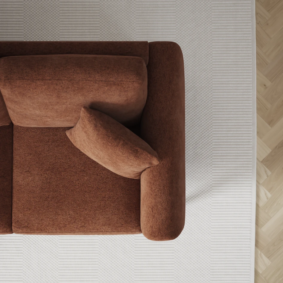Eden - 2-sits soffa - Orange
