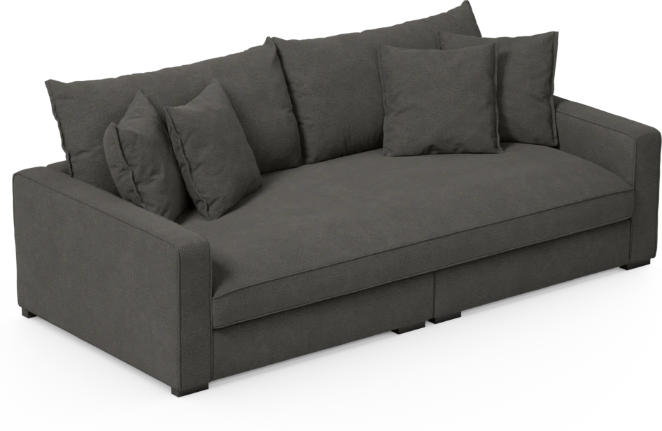 Rossi - 3-sits soffa, hel dyna - Brun