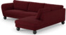 Madison Lux - 3-sits soffa med divan höger - Röd