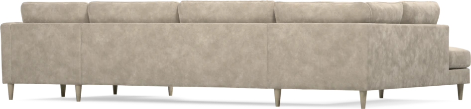 Bridge - 3-sits soffa med divan vänster och schäslong höger - Beige