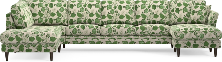 Eden - 3-sits soffa med divan vänster och schäslong höger - Flerfärgad