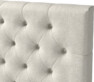 Delux Pikerad XL - Sänggavel, 90-210 cm - Beige