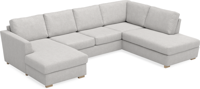 Friday - 3-sits soffa med schäslong vänster och divan höger - Grå