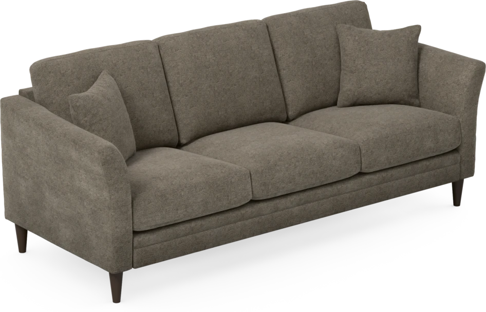 Eden - 3-sits soffa - Brun