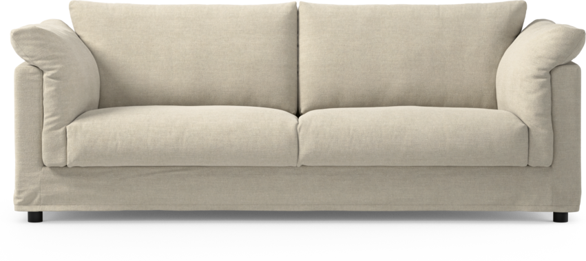 Cherrie - 3-sits soffa med kappa - Beige