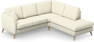 Eden - 2-sits soffa med divan - Vit