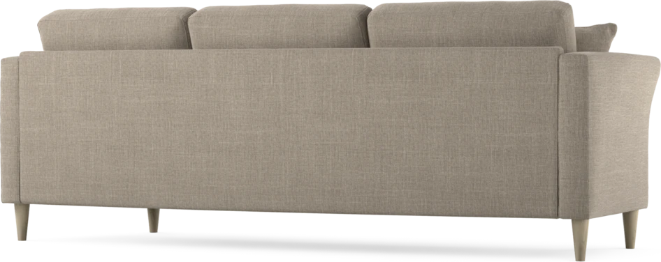 Eden - 3-sits soffa svängd - Beige