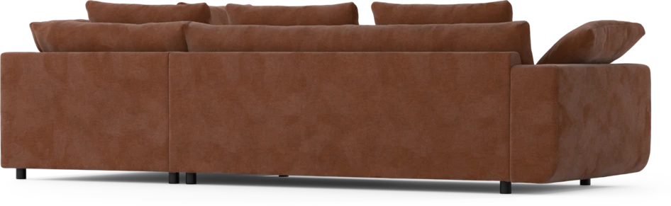 Amie - 3-sits med divan höger - Orange