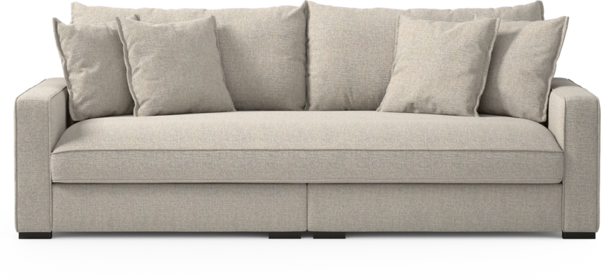 Rossi - 3-sits soffa, hel dyna - Beige