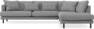 Harper - 3-sits soffa med divan höger - Grå