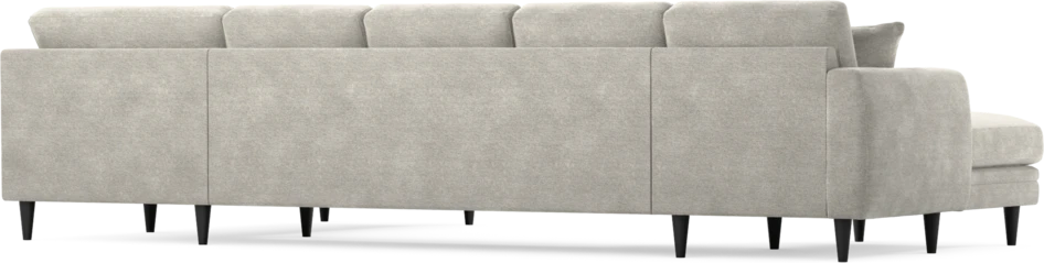 Eden - 3-sits soffa med schäslong vänster och divan höger - Grå