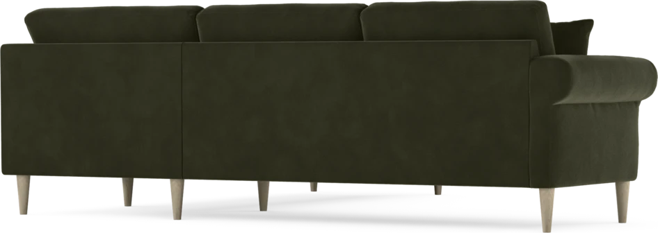 Eden - Hörnsoffa, 2,5+2,5-sits - Grön