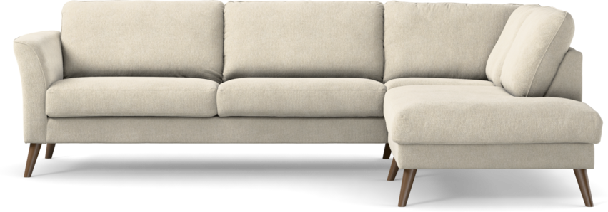 Bridge - 3-sits soffa med divan höger - Beige