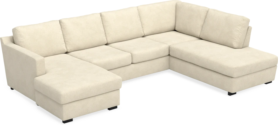 Friday - 3-sits soffa med schäslong vänster och divan höger - Beige