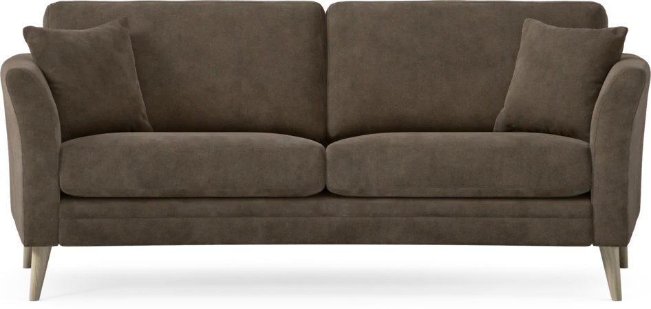 Eden - 2,5-sits soffa svängd - Brun