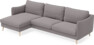 Madison - 3-sits soffa med schäslong vänster - Grå